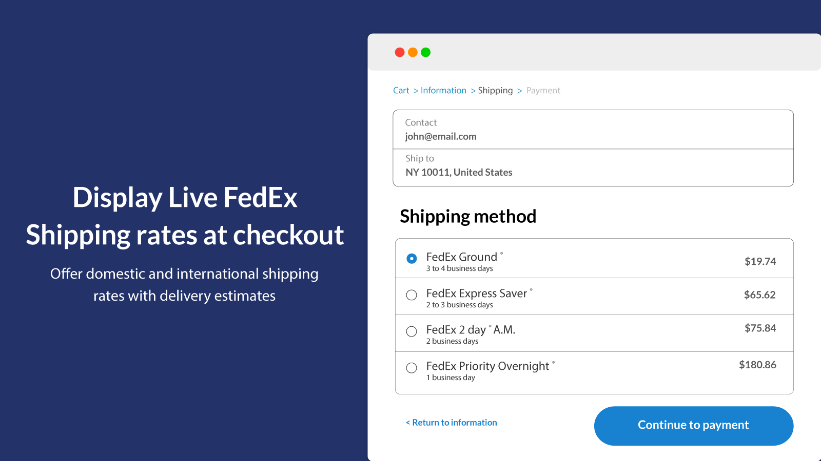 PH Ship Rate & Track for FedEx Screenshot