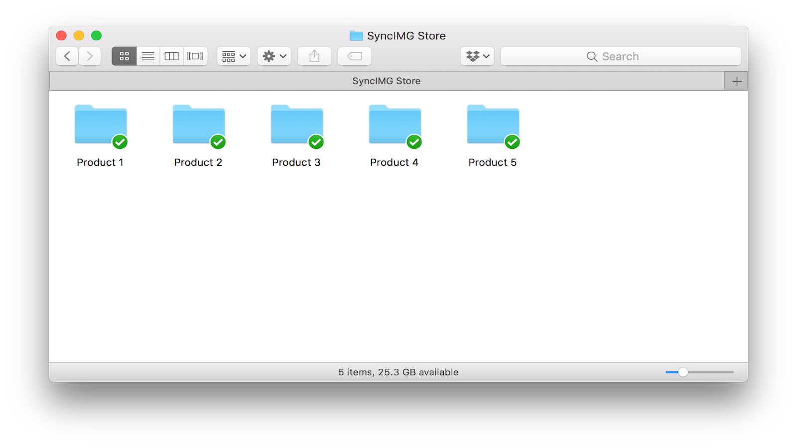 Manage Images in Dropbox Folder