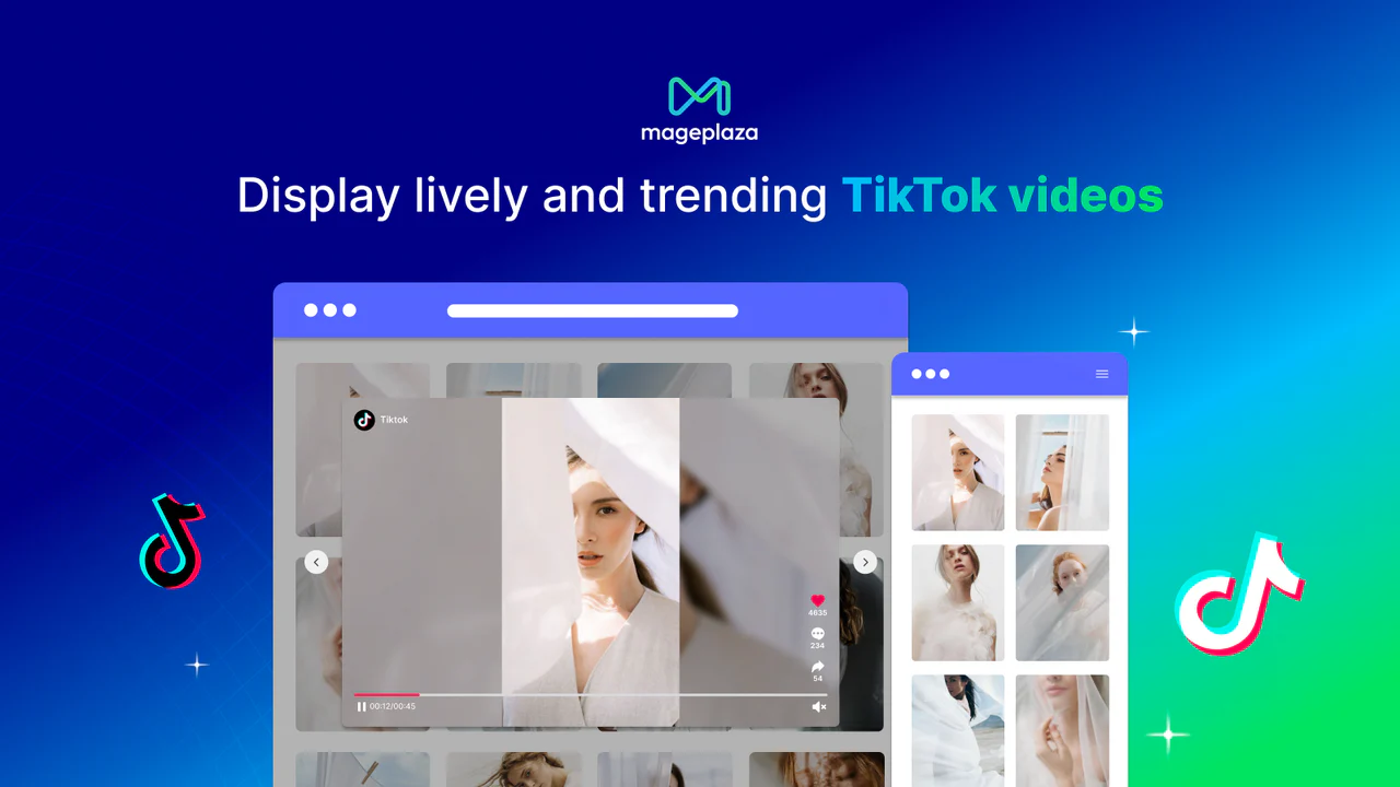 Display lively and trending TikTok videos