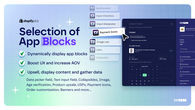 Voeg afreken App-blokken toe