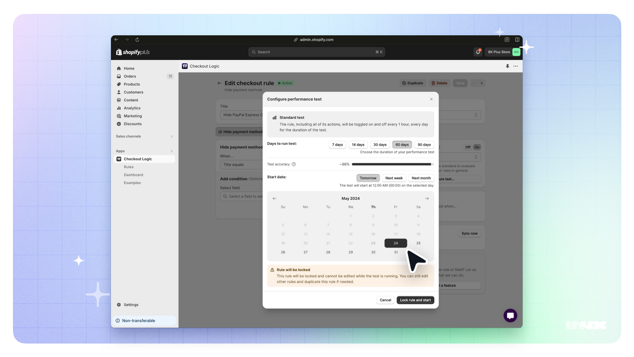 Create A/B tests on your customizations to measure what works