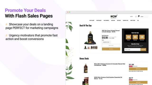 Promote Your Flash Sales With A Landing Page