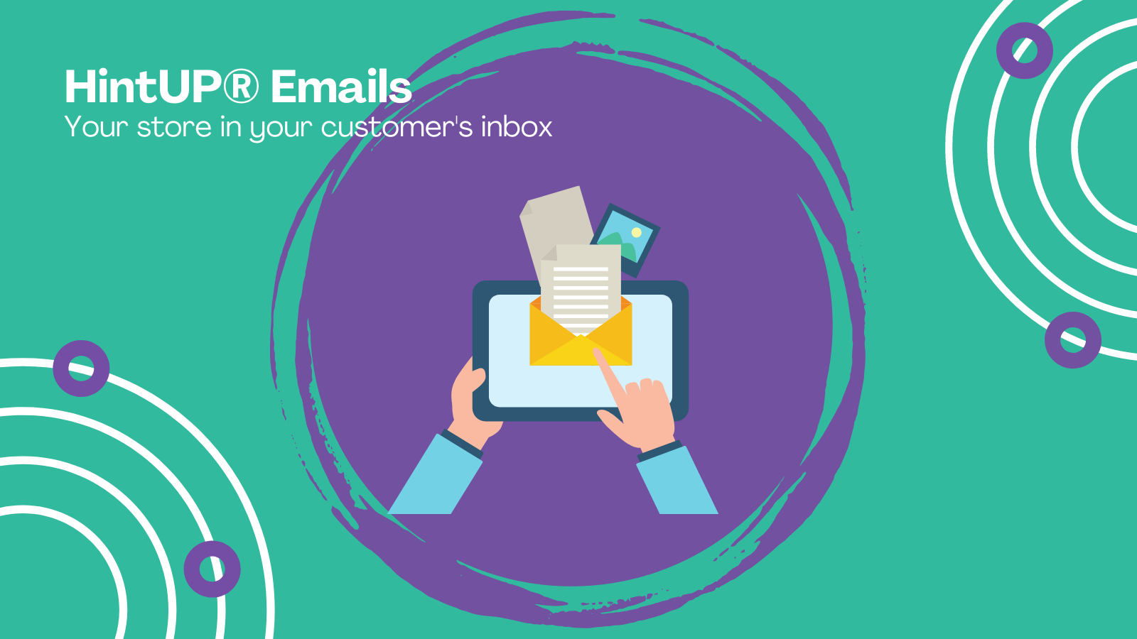 HintUP® Email - il tuo negozio nella posta in arrivo del cliente