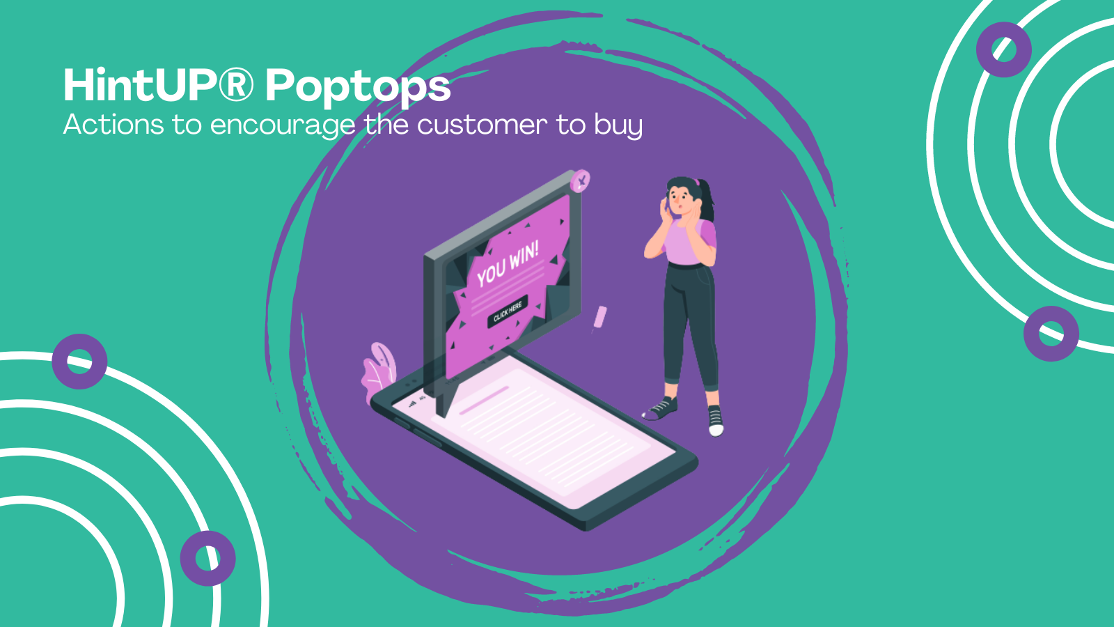 HintUP® Poptops - azioni per incoraggiare il cliente ad acquista