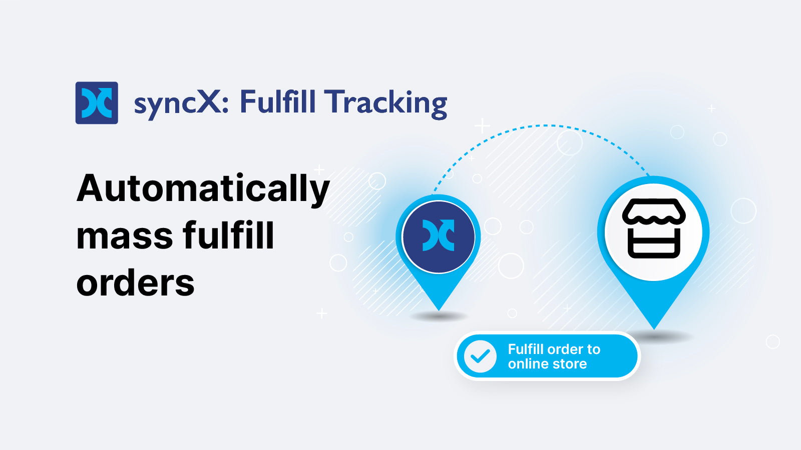 syncX: Fulfill Tracking Screenshot