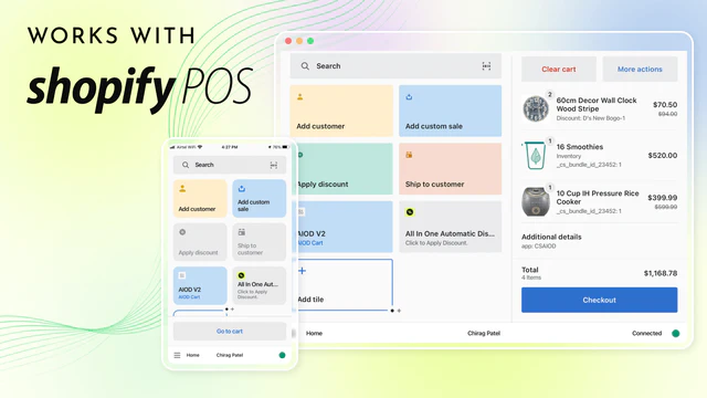 App ondersteunt Shopify POS