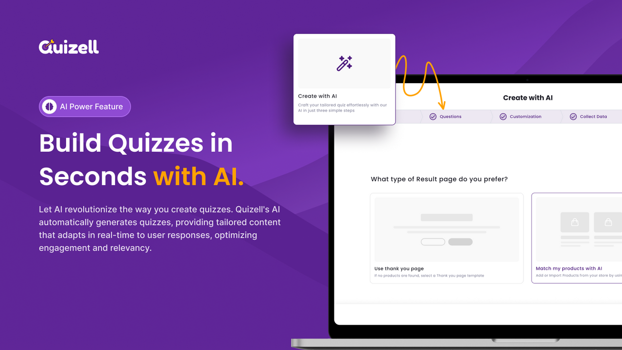Build Quizzes in Seconds with AI.