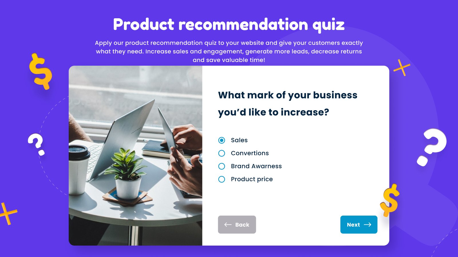 Quizell Product Recommendation - Boost E-Commerce Sales with quizzes. Ready to go within 1...'