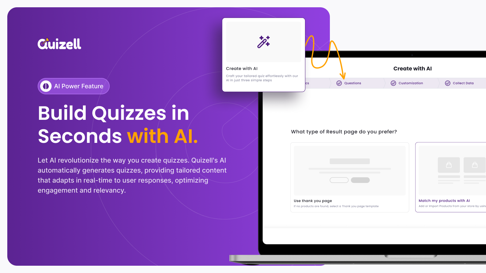 Quizell AI Quiz & Form Builder Screenshot