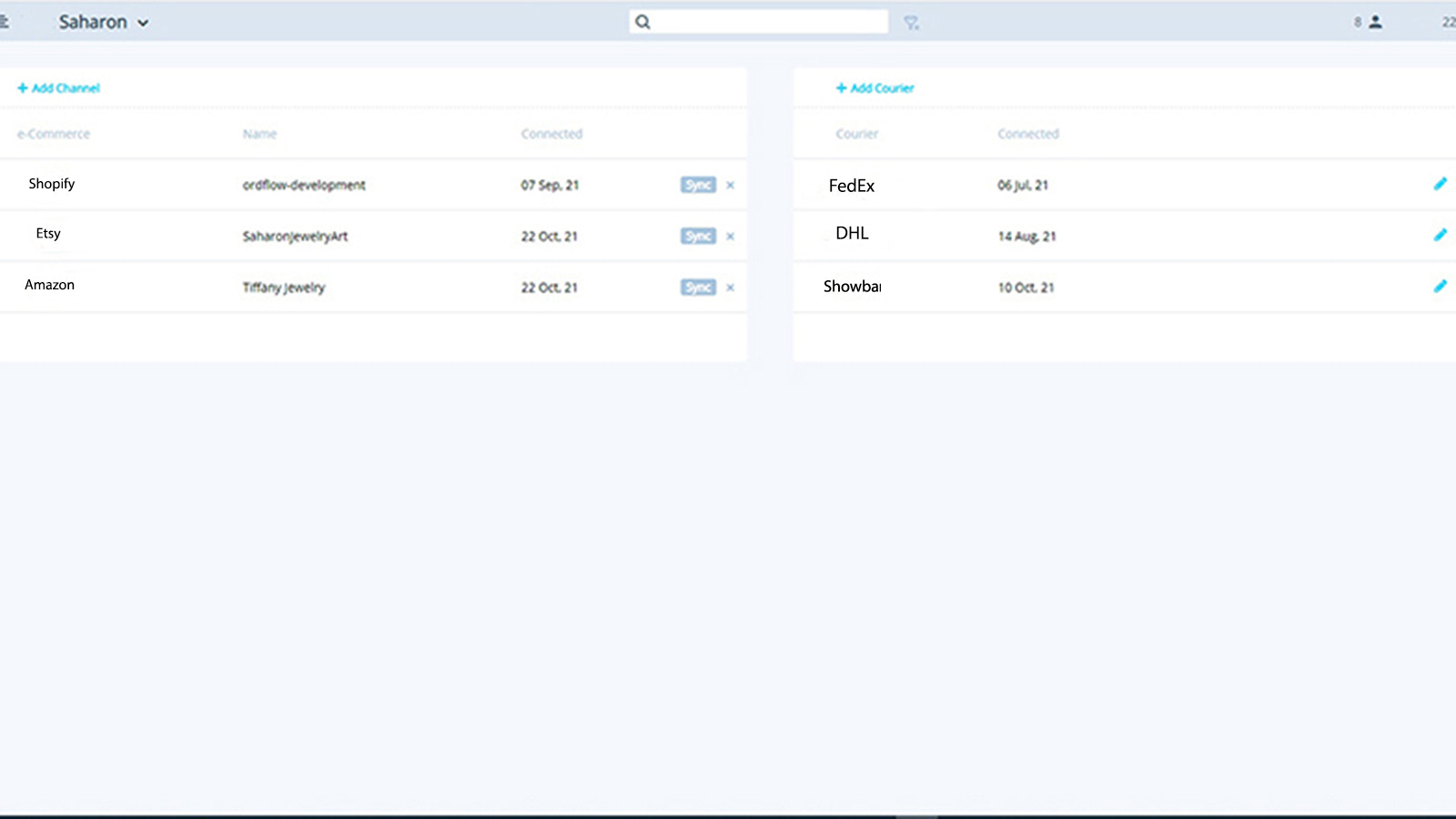 Integraciones de Ordflow: Comercio Electrónico y Transportistas