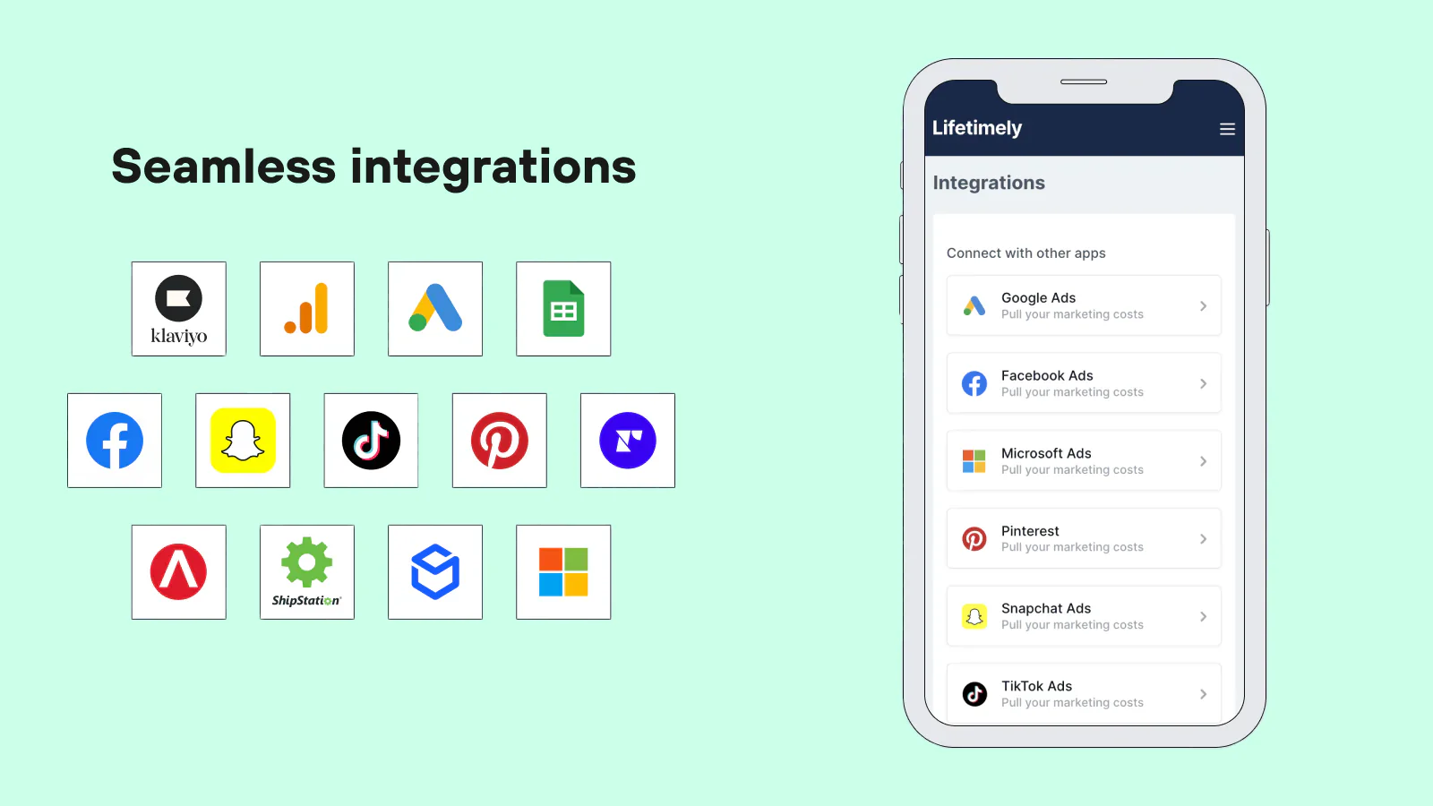 Seamless integrations for accurate P&L