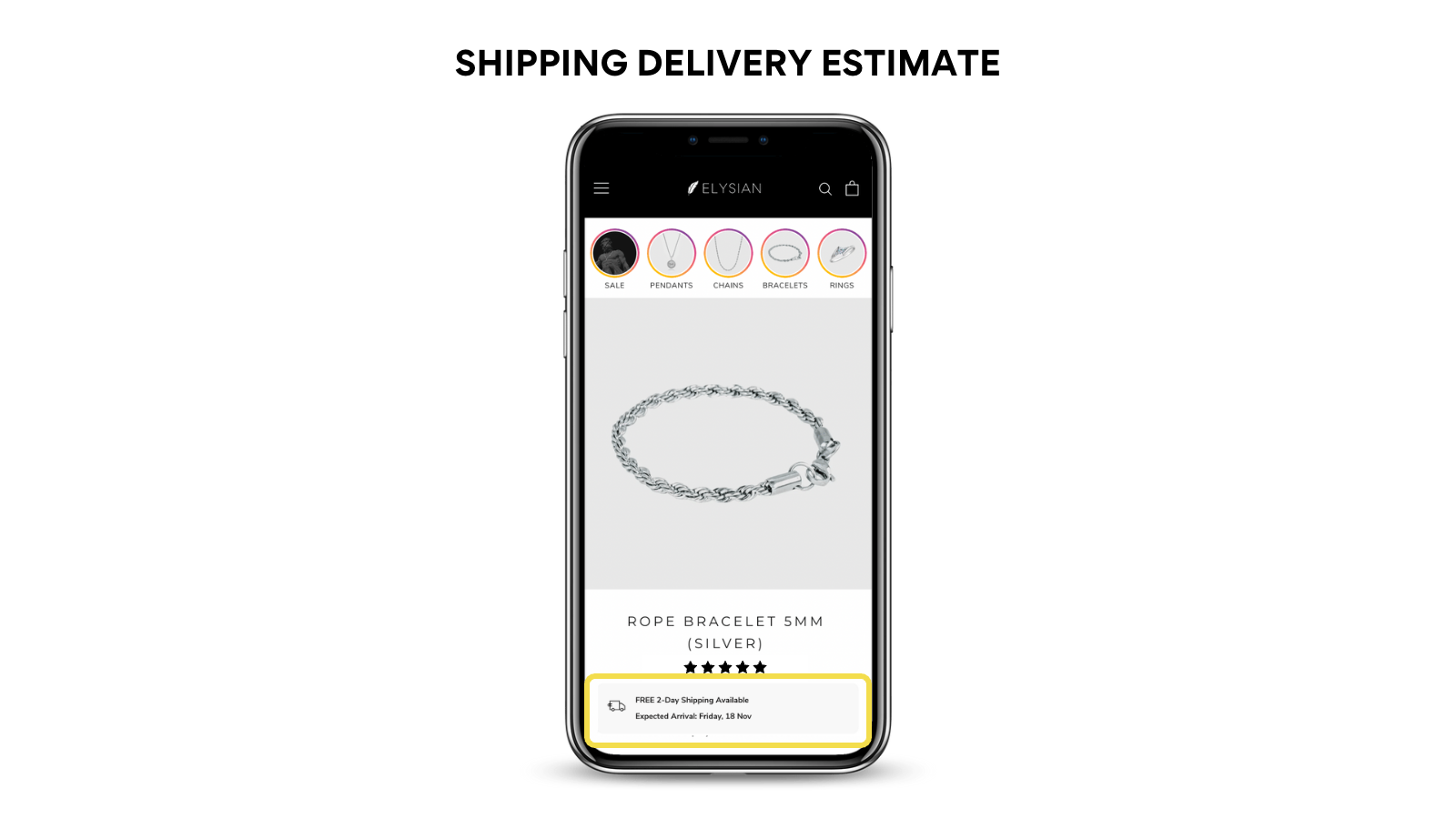 Expected Delivery Date Mobile