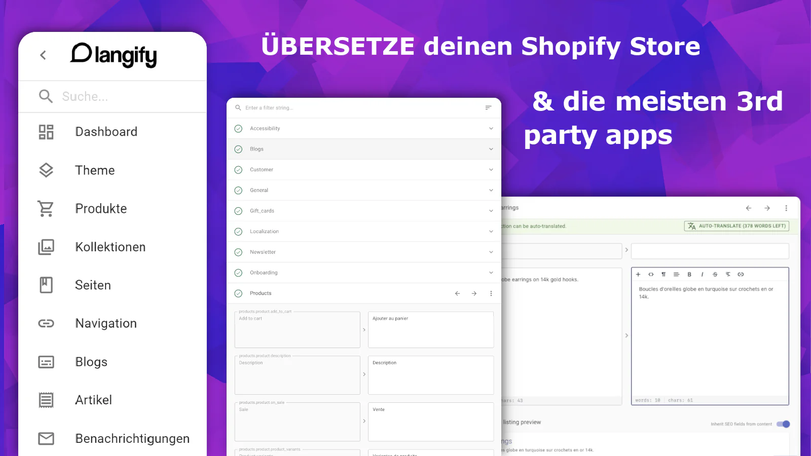 Mit langify auch third party apps übersetzen