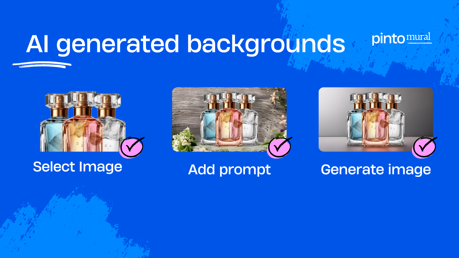 Generate backgrounds for your products using AI