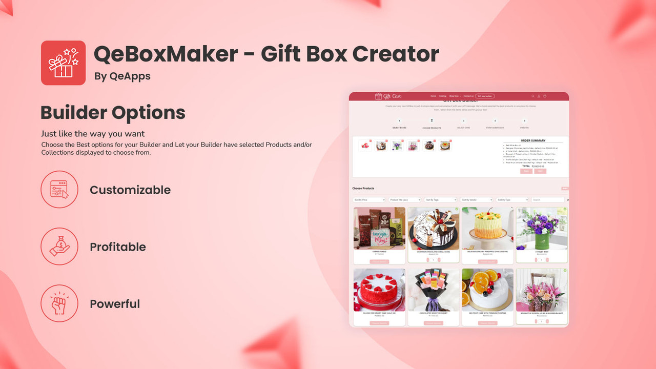 Customizable, Profitable & Powerful Gift Box Management Console