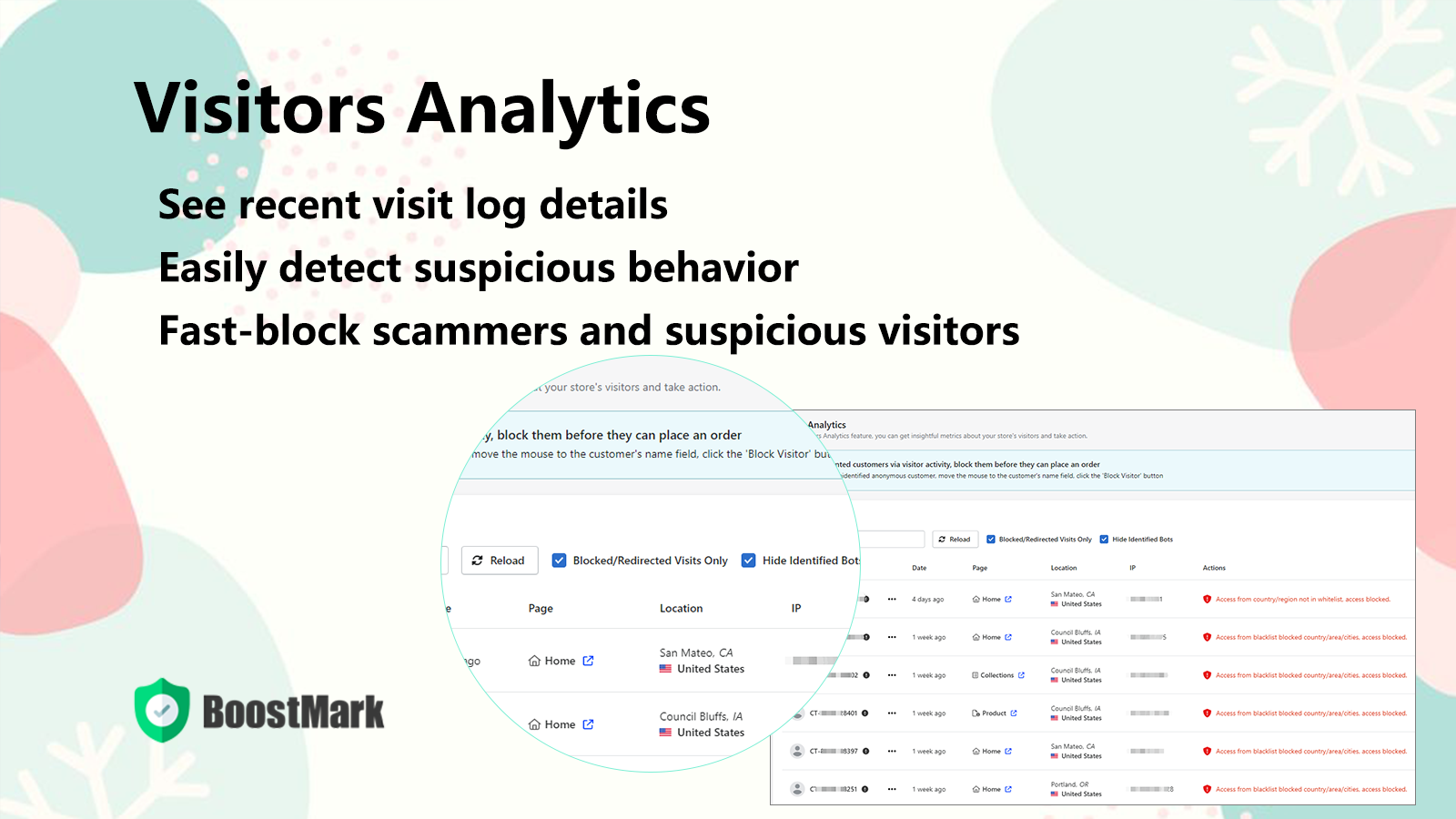 Analyse des visiteurs