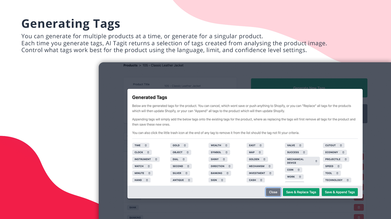 AI Tagit - Controle de Tags Geradas