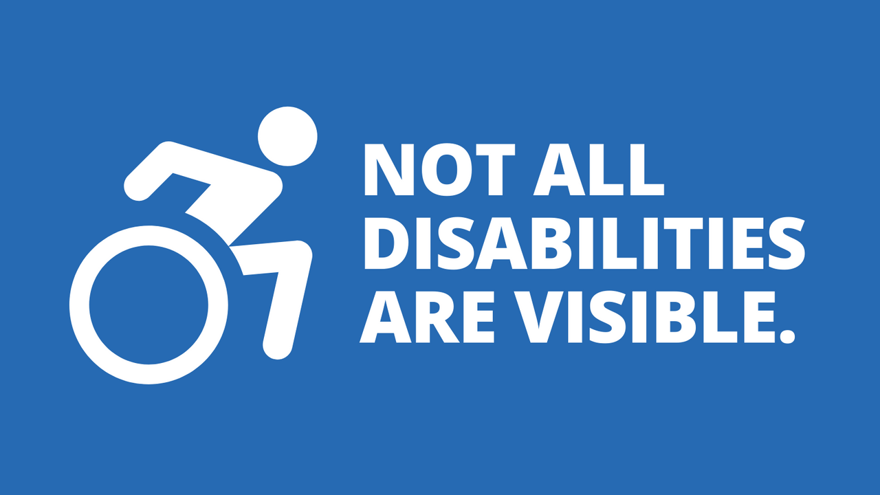 Nicht alle Behinderungen sind sichtbar