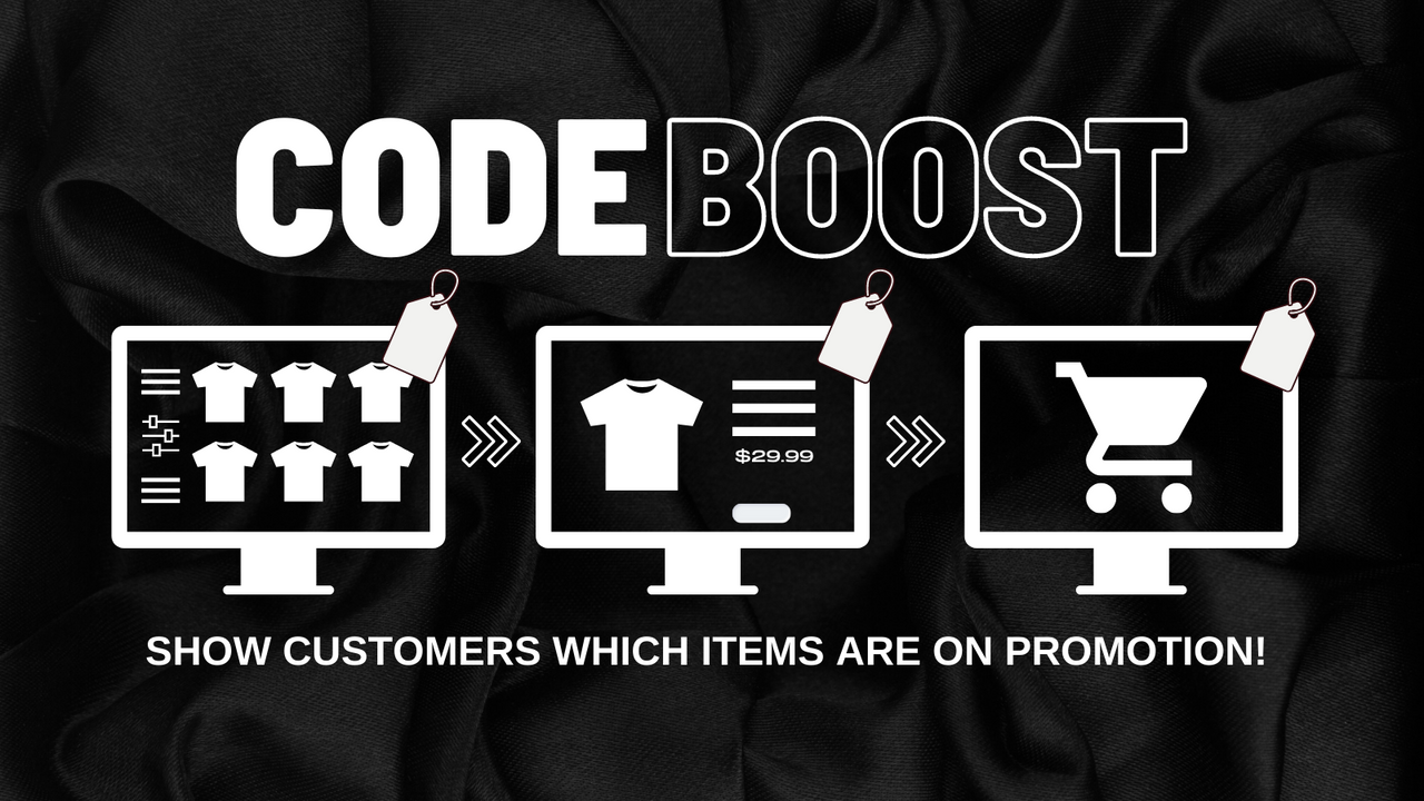 Codeboost - Promocione códigos de descuento en todo su sitio web