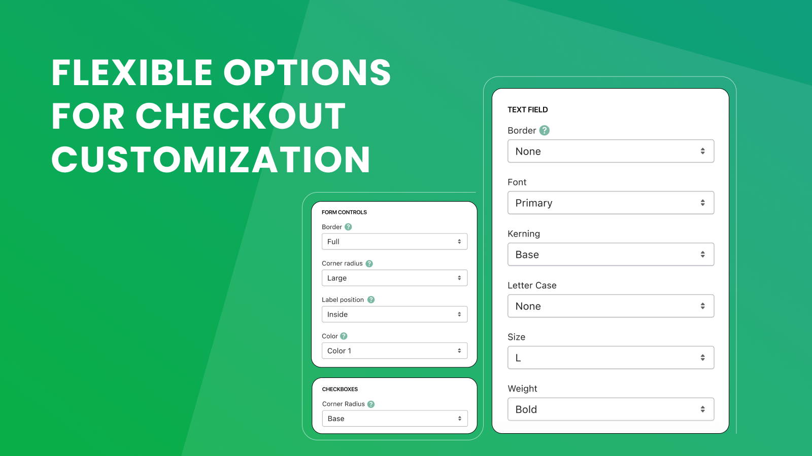 Mgroup Checkout UI Editor Screenshot