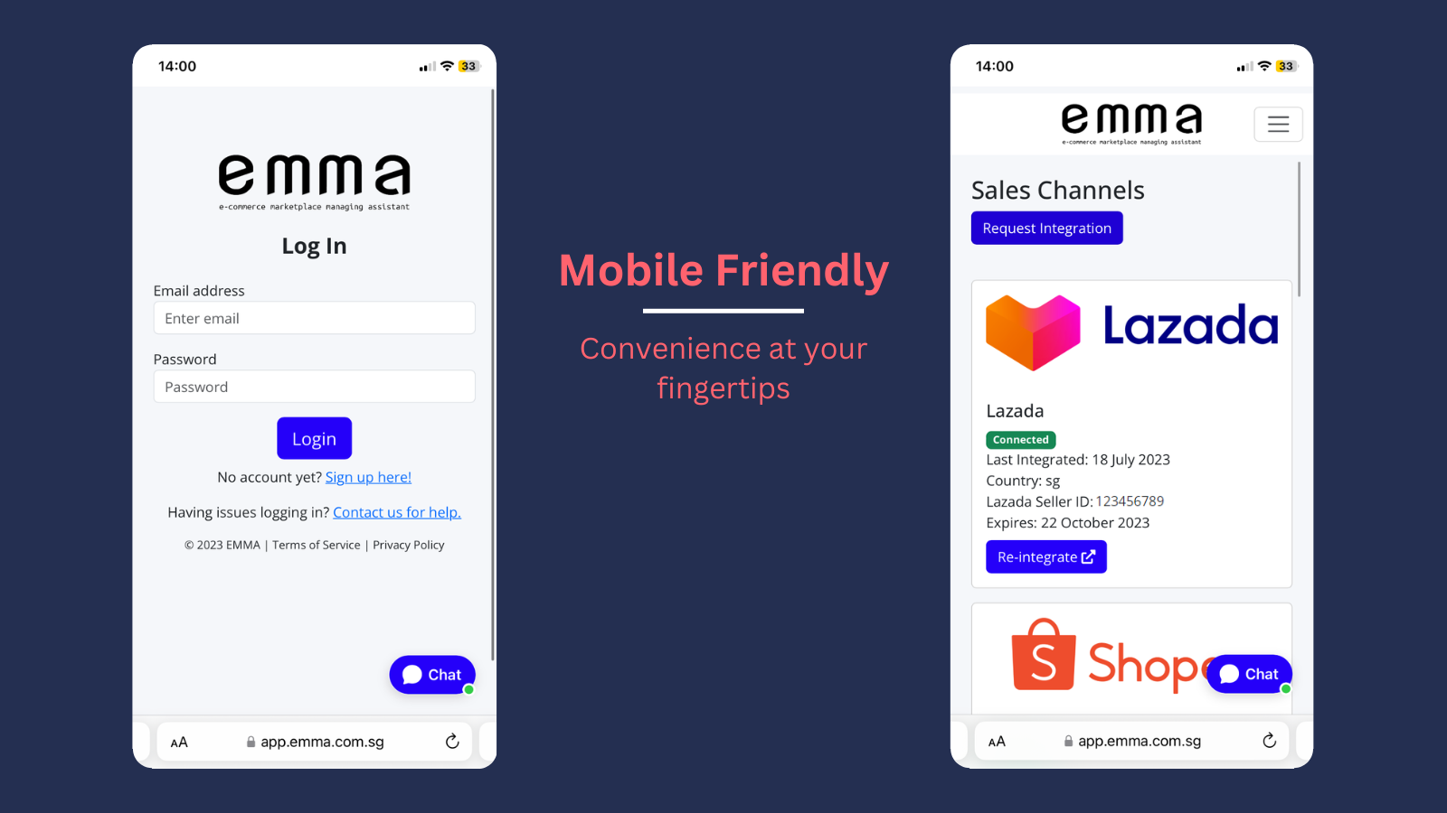Mobile Friendly - Convenience at your fingertips