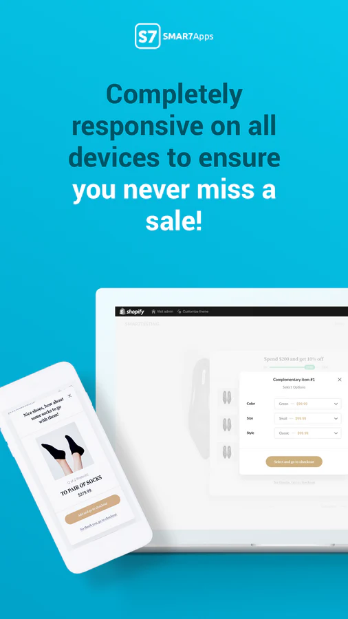 Responsive Upsell App