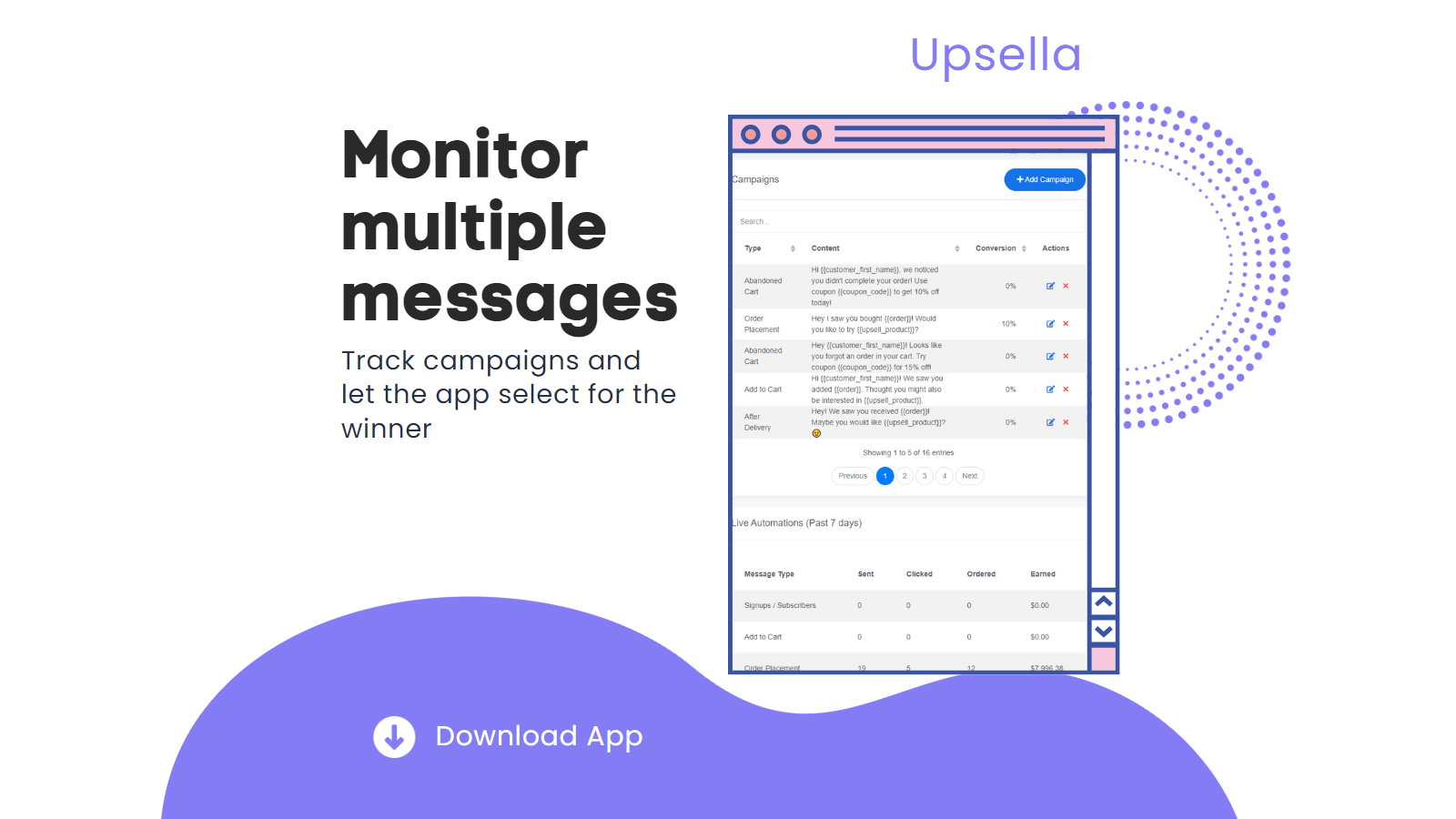 Upsella Screenshot