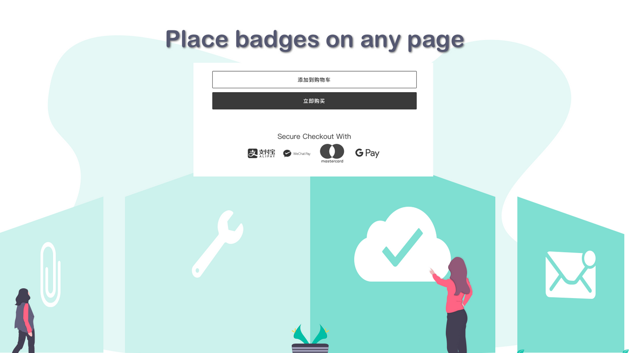 Placez des badges sur n'importe quelle page