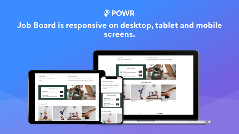 POWR: Job Posting Careers Page Screenshot