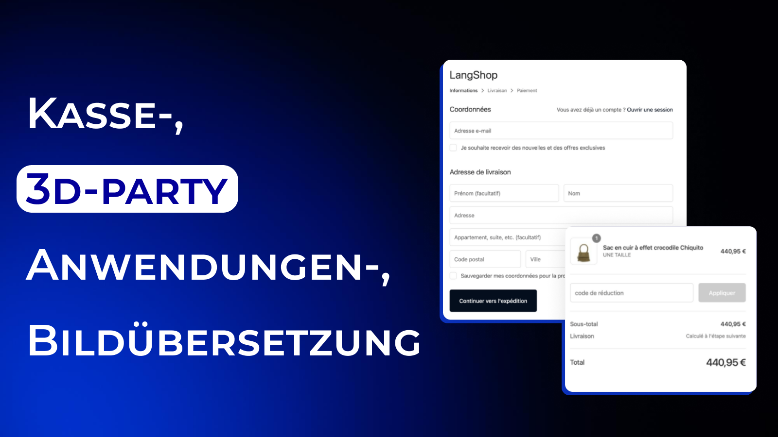 LangShop: Shopify Checkout, Produkte übersetzen | Weglot