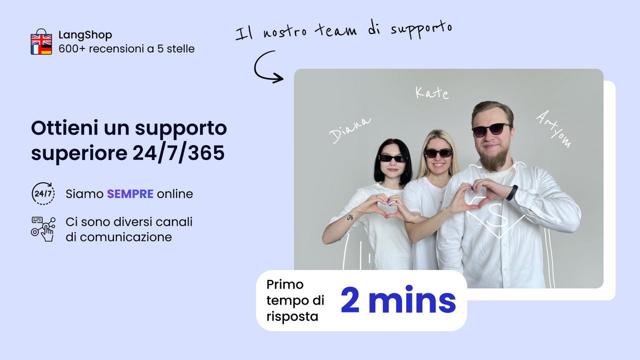 LangShop: Traduttore di Lingue | Shopify Translation App