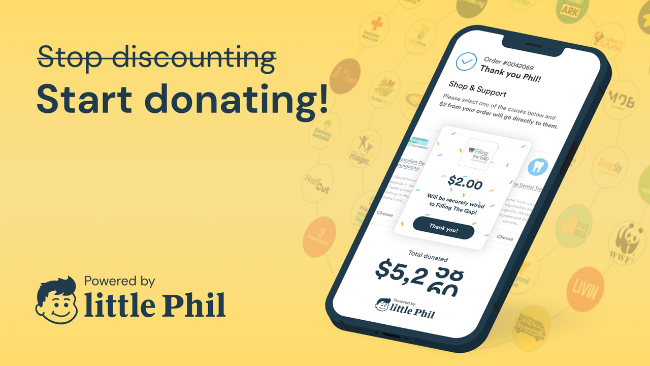 Shop & Support App Powered by Little Phil