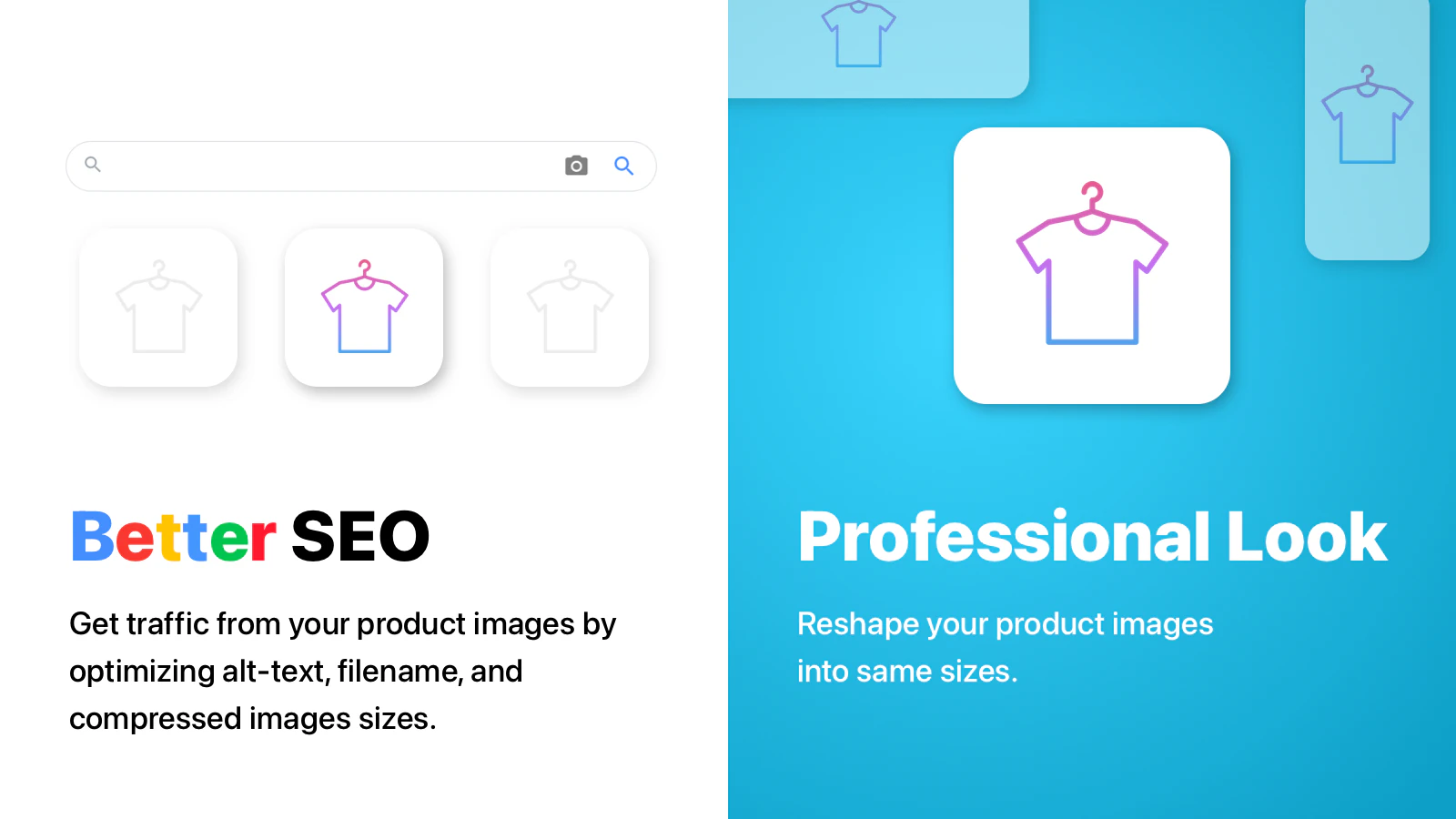 Shopify App, Bulk Image Edit by Hextom Inc, optimized images for