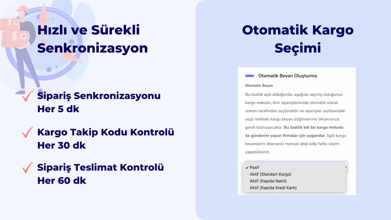 Shopify Aras Kargo Entegrasyon Otomatik Kargo Seçimi