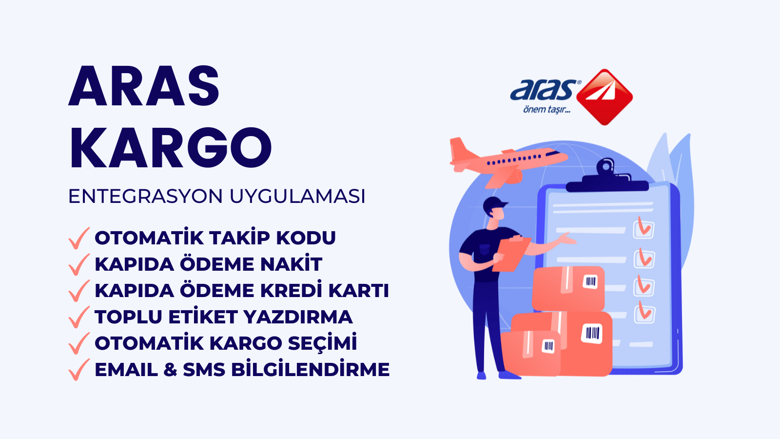 Intégration Aras Kargo Shopify