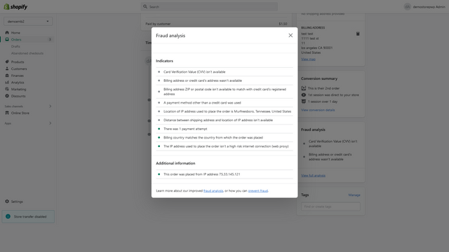 Pinwheel Fraude Notities: Samenvatting van de fraude analyse.