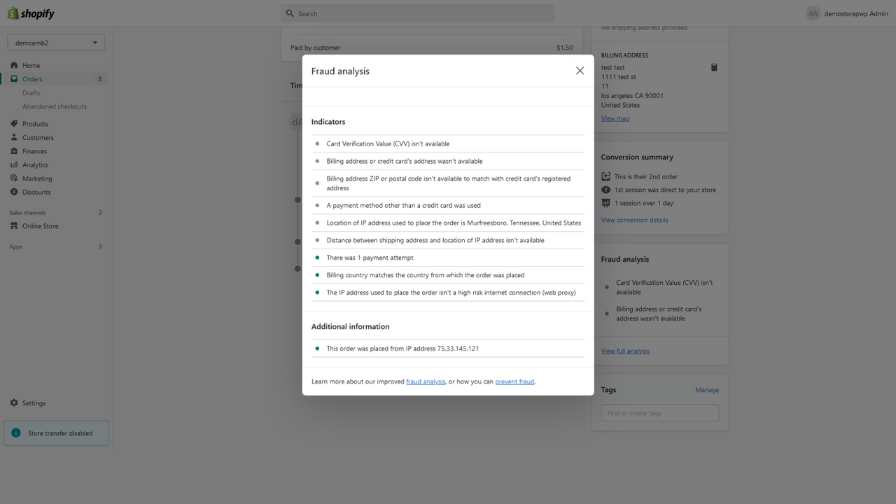 Pinwheel Fraud Notes: Summarize the fraud analysis.