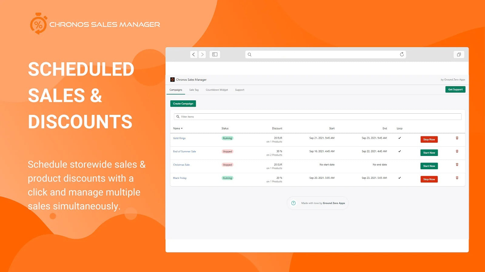 Bulk Discounts Manager Chronos Screenshot