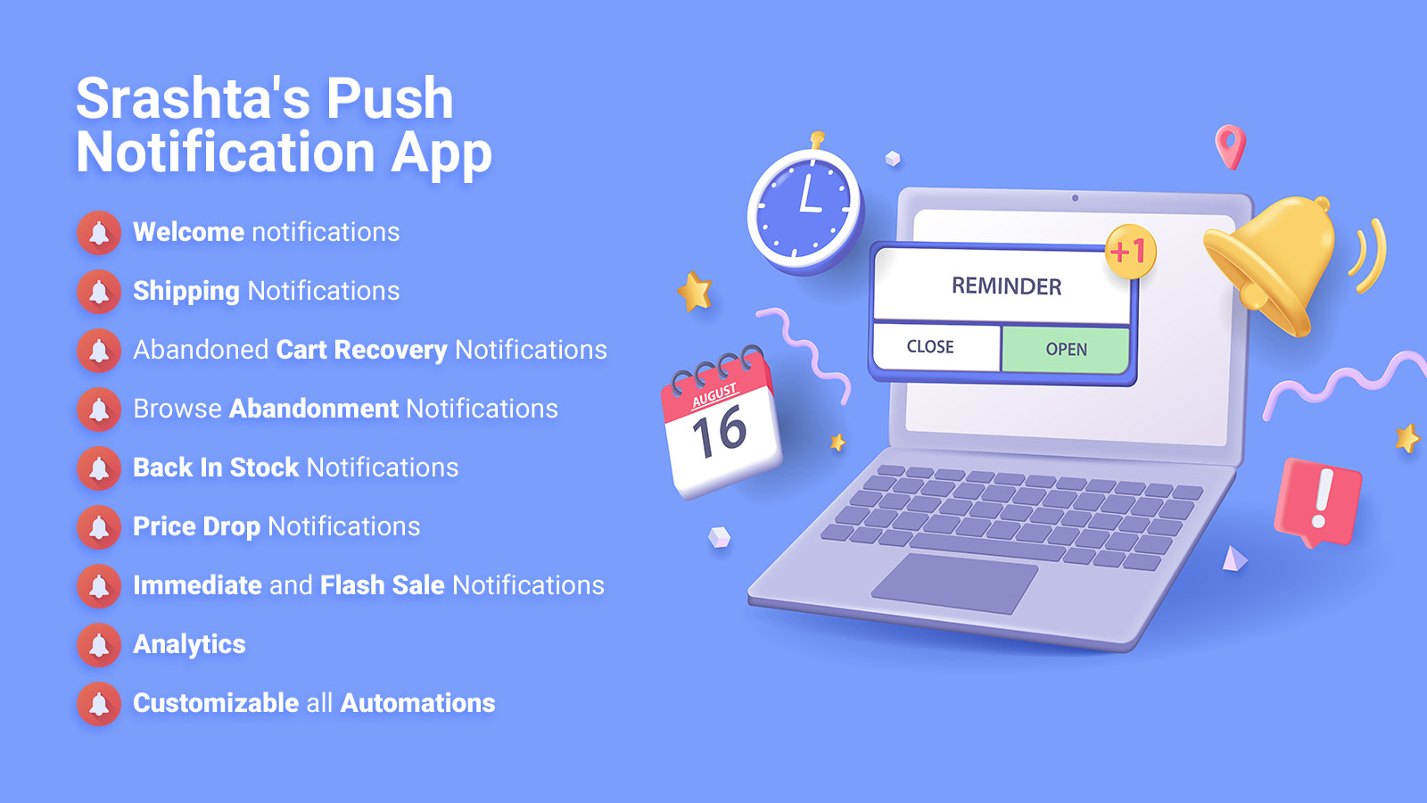 Srashta Push Notification Banner