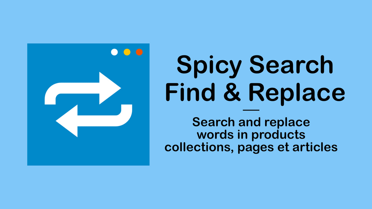 Spicy Search Find & Replace Screenshot
