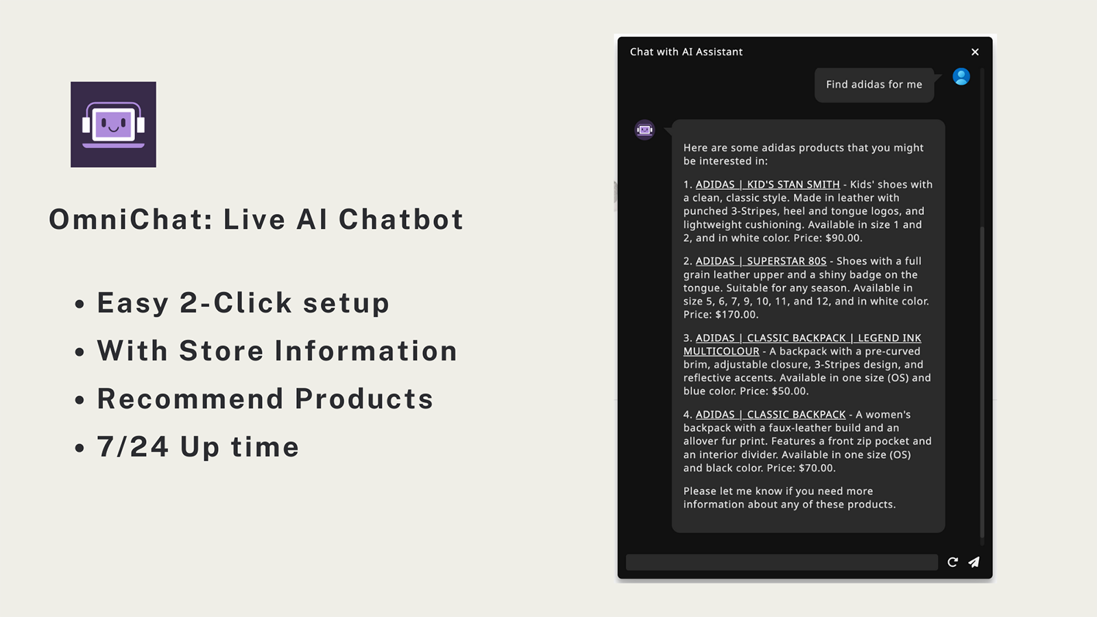 OmniChat ‑ ChatGPT AI Chatbot Screenshot