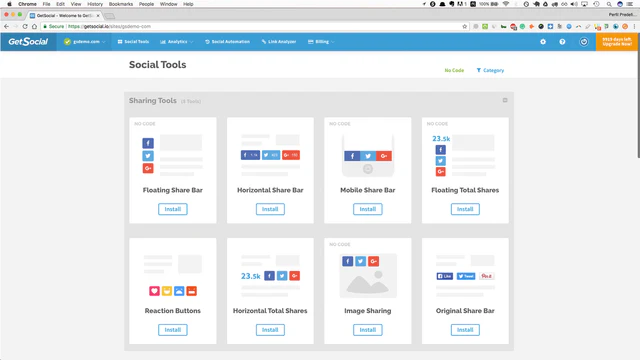 Social Sharing Tools