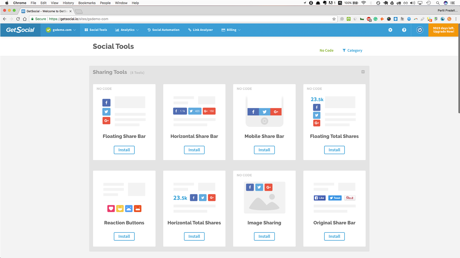 GetSocial: Sharing & Analytics Screenshot