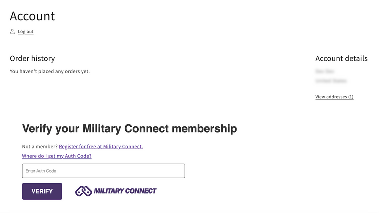 Military Connect Screenshot