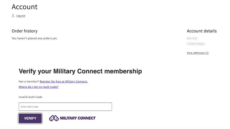 Military Connect Screenshot