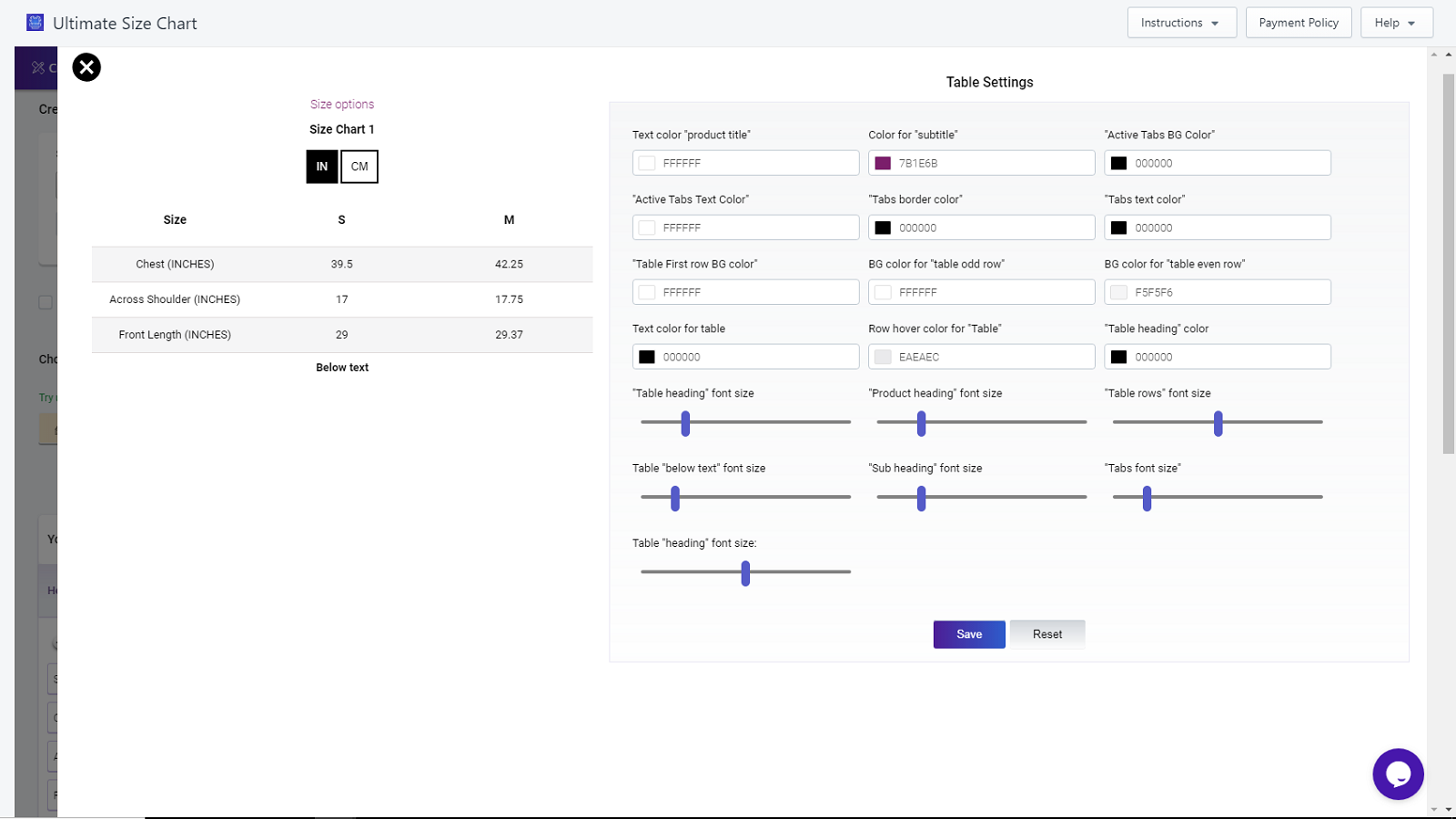 Ultimate Size Chart - Size charts & size guides for your fashion or  clothing