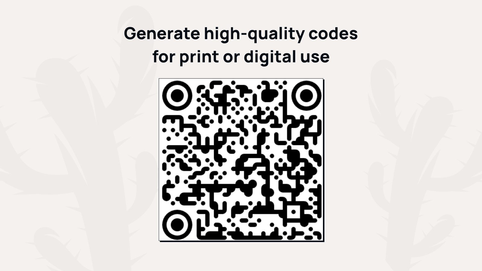 K: QR Codes Generator Screenshot