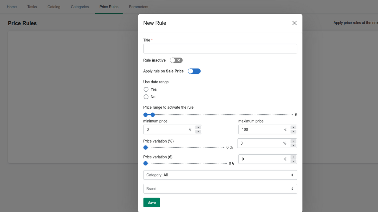 Customized margin management