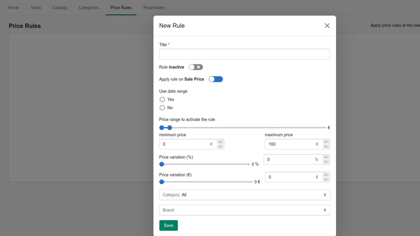 Customized margin management