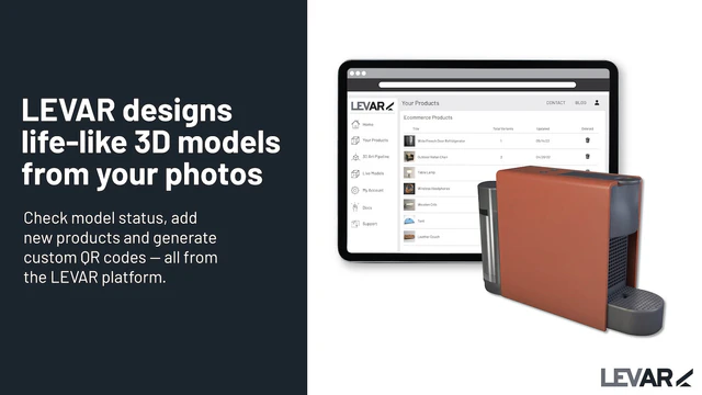 LEVAR erstellt lebensechte 3D-Modelle aus Ihren Fotos